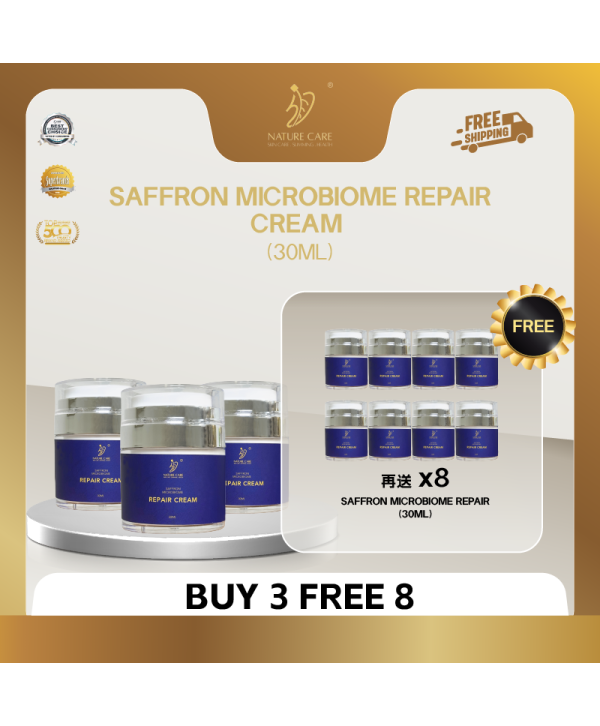 SAFFRON MICROBIOME REPAIR CREAM BUY 3 FREE 8