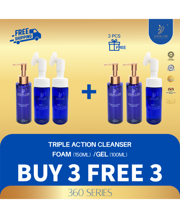 BUNDLE PROMO RM418 (CLEANSER BUY 3 FREE 3)