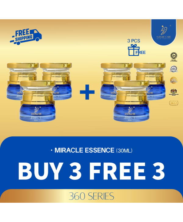 BUNDLE PROMO RM428 (MIRACLE ESSENCE 30ML BUY 3 FREE 3)