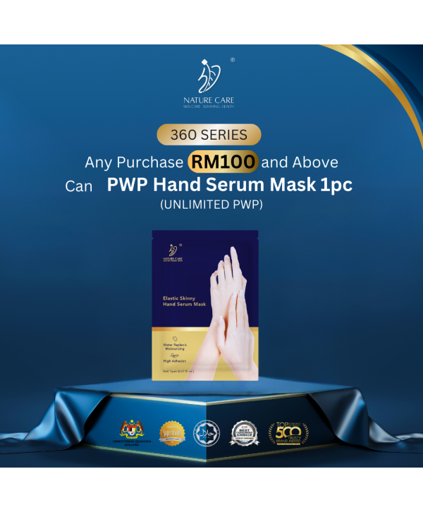 BUY RM100 & ABOVE, UNLIMITED PWP HAND SERUM MASK