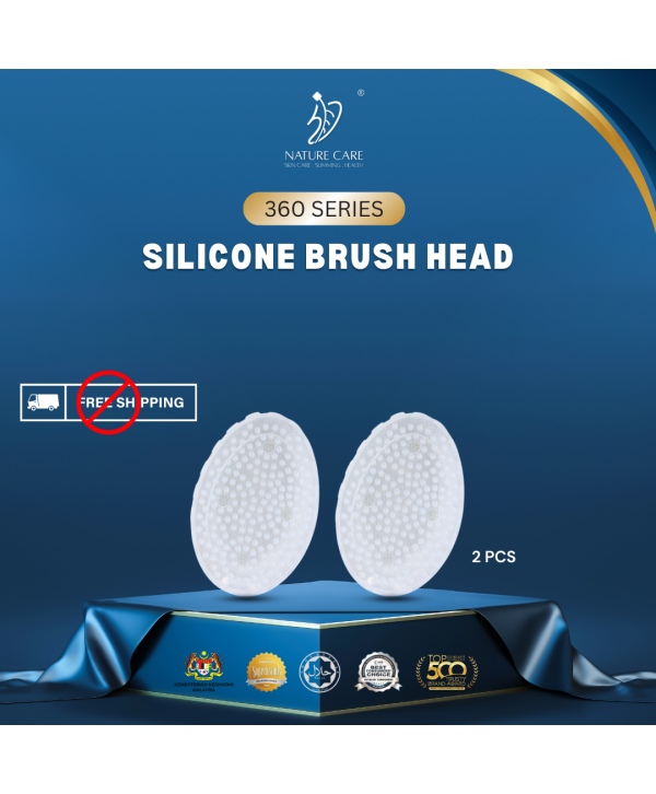 SILICONE BRUSH HEAD 2PCS 